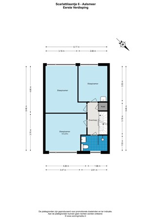 Floorplan - Scarlattilaantje 6, 1431 XV Aalsmeer